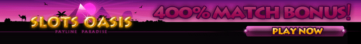 Slots Oasis - Get 400% Signup Bonus